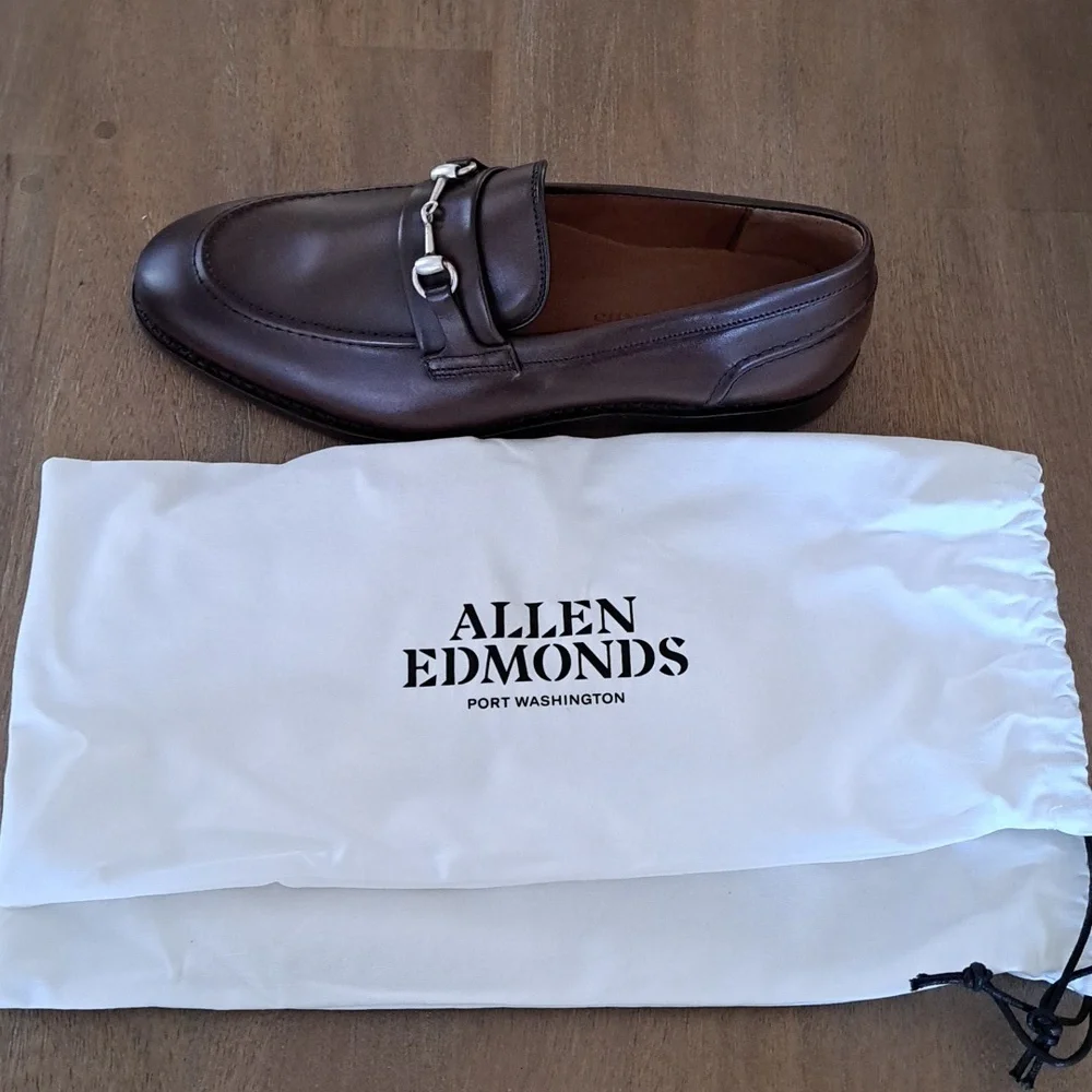 Allen Edmonds Randolph Bit Loafer - Color: Espresso Leather - Size: Men 11 E - Picture 10 of 10